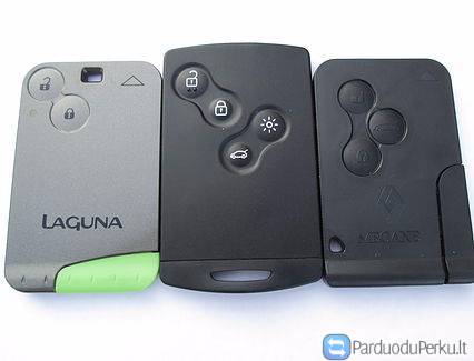 Renault uzvedimo korteles pririsimas programavimas