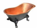 Retro, klasikinė, varinė vonia