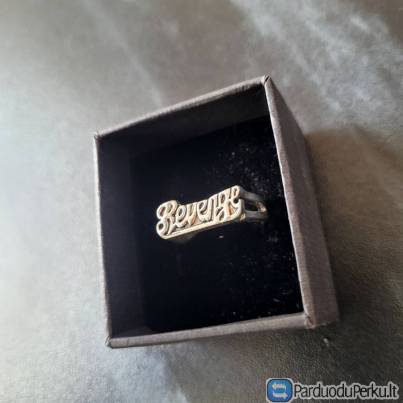 REVENGE Žiedas – Streetwear / Rap Stilius – Naujas
