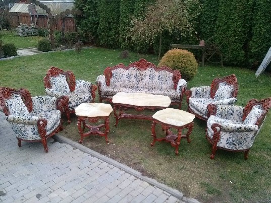 Rokoko svetainės komplektas