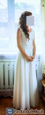 Romantiška vestuvinė suknelė