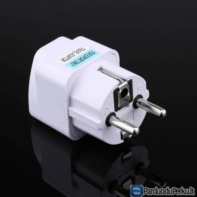 Rozetės adapteris (iš AUS, JK, JAV į ES)