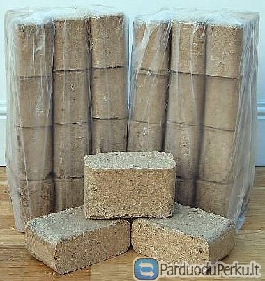 RUF medienos briketai