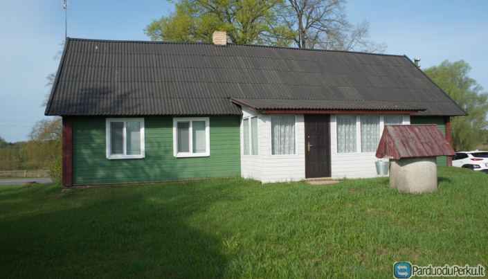 Rukiškyje k. namas, pirtis, ūkiniai, 2 ha Anykščių r.