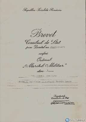 Rumunijos SR ordinas