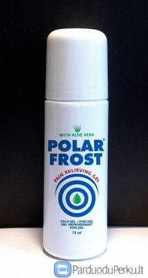 Šaldantis, skausmą mažinantis rutulinis gelis su alijošiaus ekstraktu 75 ml