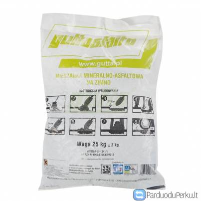 Šaltas asfaltas duobėms 25 kg