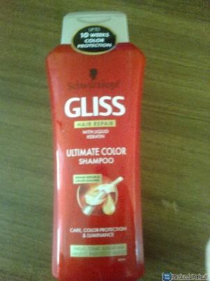 Šampūnas su keratinu ir Syoss plaukų dažai