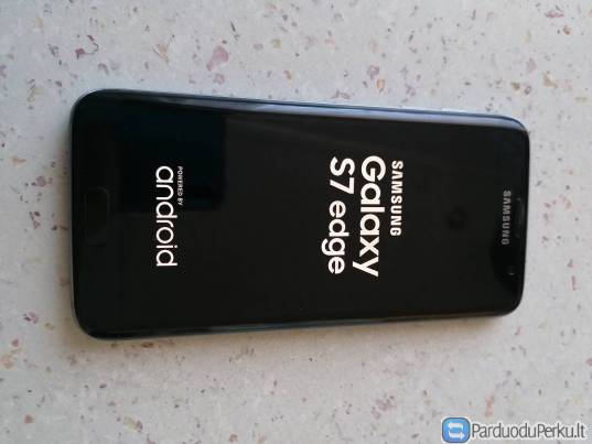 Samsung galaxy s7 edge juodas