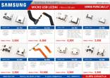 SAMSUNG TELEFONŲ / PLANŠETŲ Micro USB lizdai, nuo 3,50eur