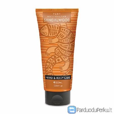 SANDALMEDŽIO RANKŲ IR KŪNO KREMAS