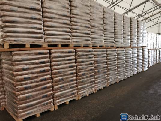 Sandėlyje turime medienos kuro granulių, Klaipėdos r. sav.