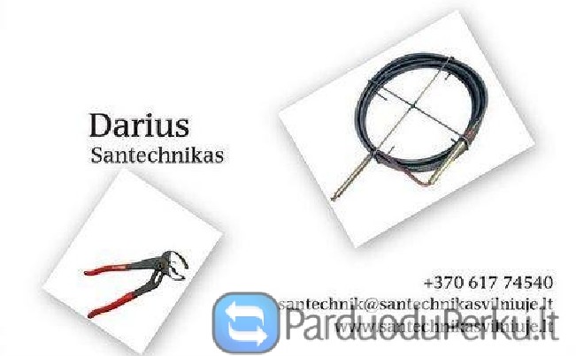 Santechniko paslaugos Vilniuje