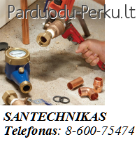Santechniko paslaugos