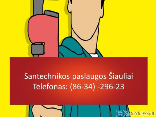 Santechnikos paslaugos Siauliai