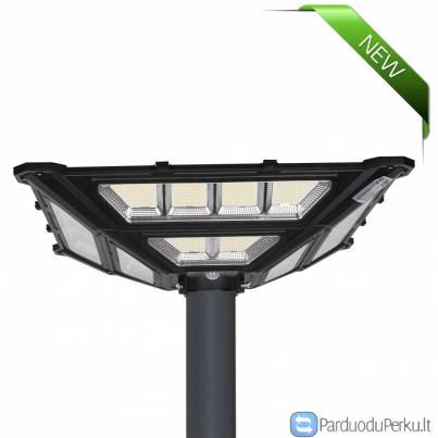 Saulės baterijų kiemo ir gatvės šviestuvai