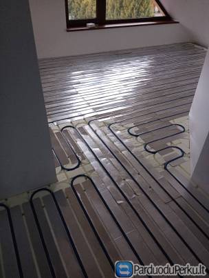 Sausos šildomos grindys