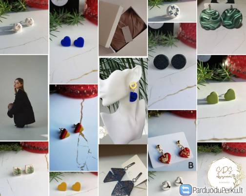 SDS Aksesuarai rankų darbo auskarai