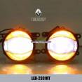 Sell Renault car amber led fog light LED daytime running lights DRL