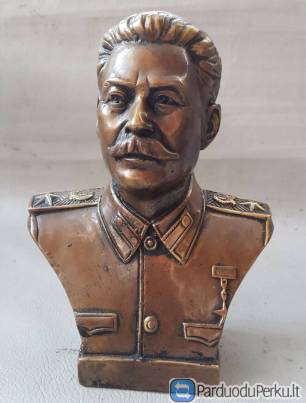 Senas J.STALINO bronzinis biustas statula skulptūra