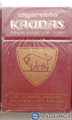Senos sovietiniu laikų  cigaretes "Kaunas"