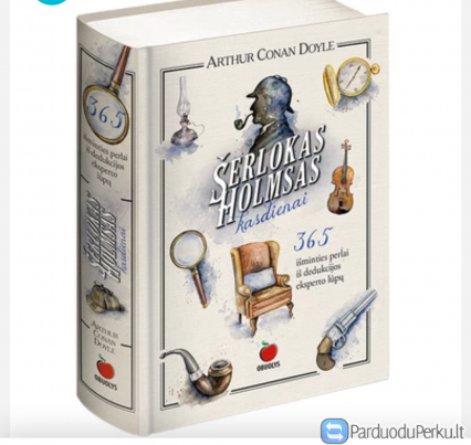 ŠERLOKAS HOLMSAS KASDIENAI: 365 PARDUODU