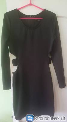 Sexy juoda trumpa AMISU suknutė