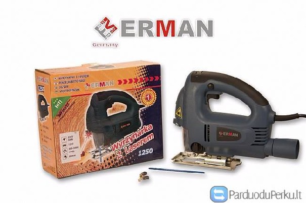 Siaurapjūklis Erman 1250 w.