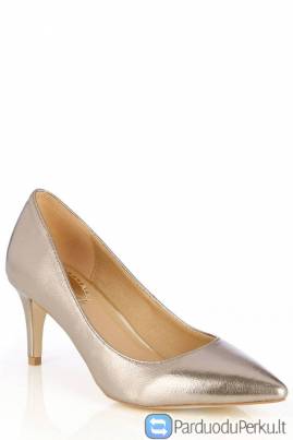 Sidabro spalvos moteriški aukštakulniai Oasis