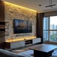 TV Sienų apdaila dekoratyviniu akmeniu