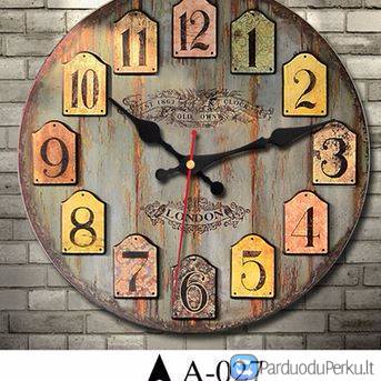 Sieniniai laikrodžiai puošmena bet kokiam interjerui