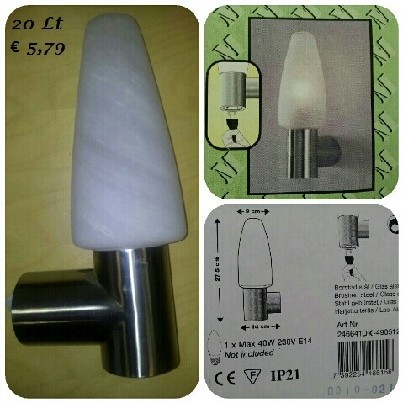 Sieninis šviestuvas su kištukiniu lizdu