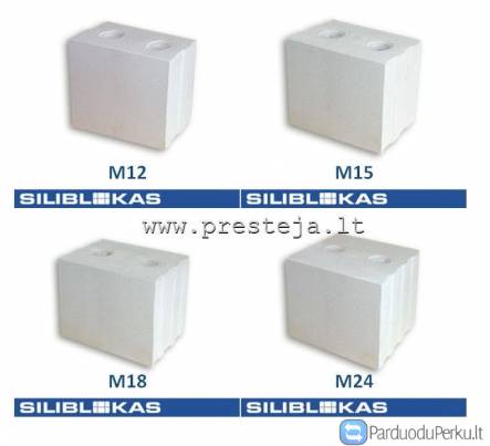 Silikatiniai blokai SILIBLOKAS. Akcija!