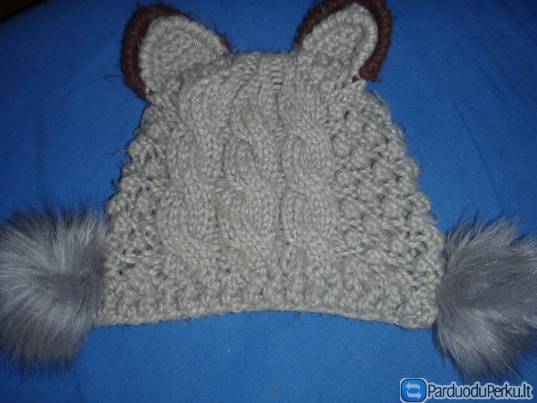 žieminė kepurė mergaitei