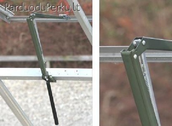 Šiltnamio stoglangio atidarytuvas