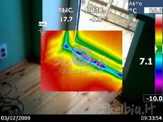 Šilumos nuostoliai. Termonuotrauka. Termonuostolių detektavi