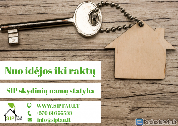 SIPTAU- SIP plokščių gamyba ir SIP skydiniai namai