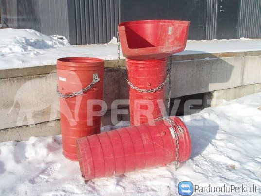 Šiukšlių nuleidimo latakų nuoma