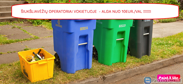 SIUKSLIAVEZIU OPERATORIAI VOKIETIJOJE