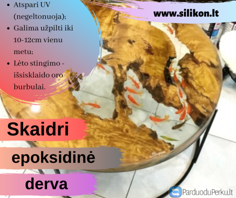 Skaidri epoksidinė derva, skaidrus epoksidas https://silikon