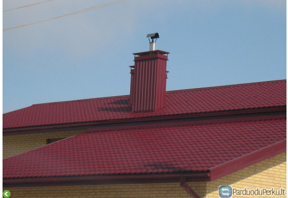 Skardinė stogo danga, lygi skarda