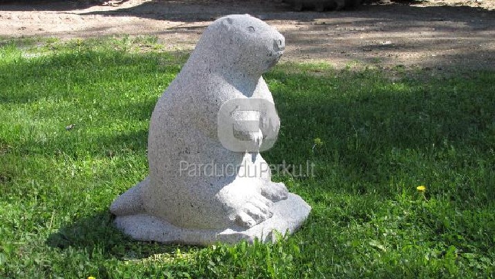 Akmeninė skulptūra "Bebras"