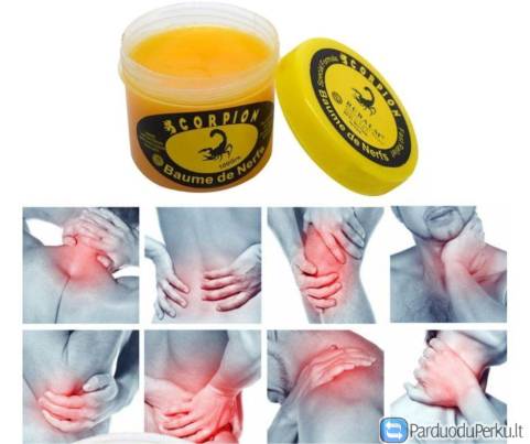 Skorpiono tepalas skausmo simptomams malšinti