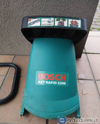 Smulkintuvo Bosch Axt Rapid 2200 dalys