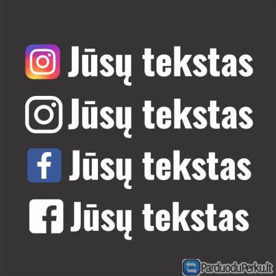 Soc. tinklų lipdukai automobiliams -  Lipdukai24.lt