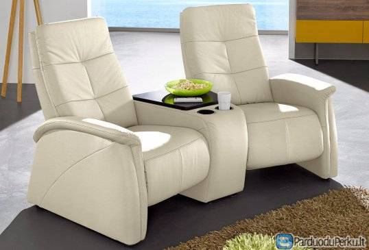 Sofa TV 2-vietė su staliuku "TIVOLI" vokiškas www.bramita.lt