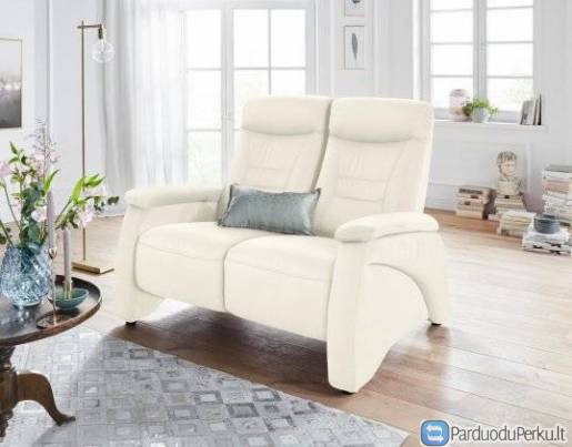 Sofa TV 2-vietė "TIVOLI ll " vokiška naturali oda www.bramita.lt