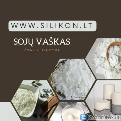 sojų vaškas žvakių gamybai