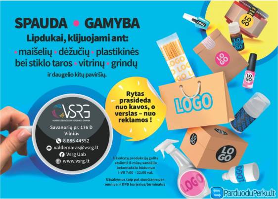 Spaudos ir reklamos gamybos paslaugos