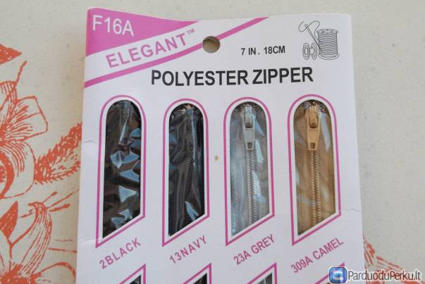 Spiralinis užtrauktukas pigus 4vnt